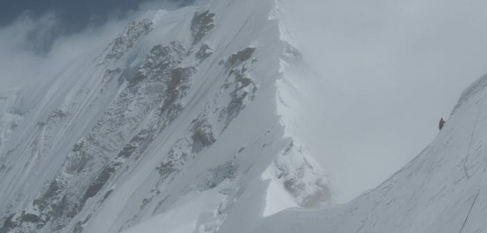 Breath Intensity Monitoring Physiology Marko Prezlj acclimatizing on the south ridge of Makalu in 20011. Credit: Steve House