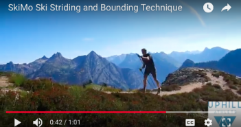 Skimo Striding and Bounding Technique