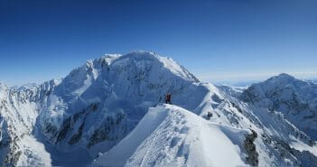 New Route on Alaska’s Yentna Glacier New Route on Alaska's Yentna Glacier