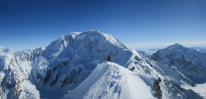 New Route on Alaska’s Yentna Glacier New Route on Alaska's Yentna Glacier