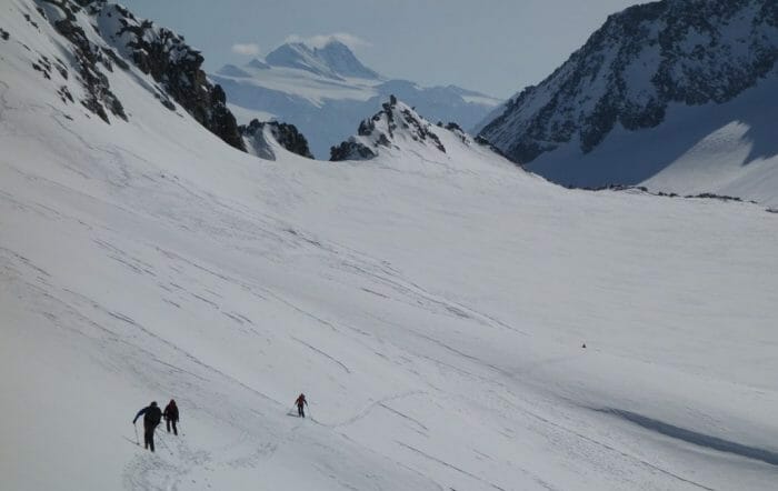 DIY Skimo Core Strength Skiers attempting a FKT in Austria's Hohe Tauren National Park