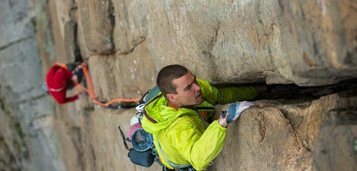 Josh Wharton’s 8 Week Intermediate to Advanced Rock Climbing Training Plan Tommy Caldwell belaying Josh Wharton on Hearts & Aarows 5.12b, The Diamond, Longs Peak, Rocky Mountain National Park, CO. The two reached the route by first climbing Babies R' Us (5.12-). By Andrew Burr