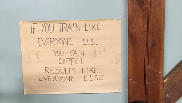 Training Outside the Box training outside the box